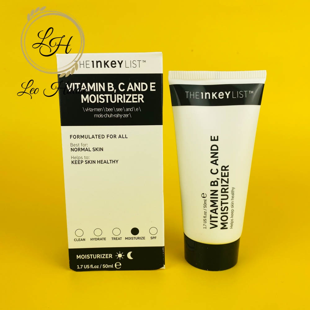 Kem dưỡng da The Inkey List Vitamin B, C and E Moisturizer 50ml