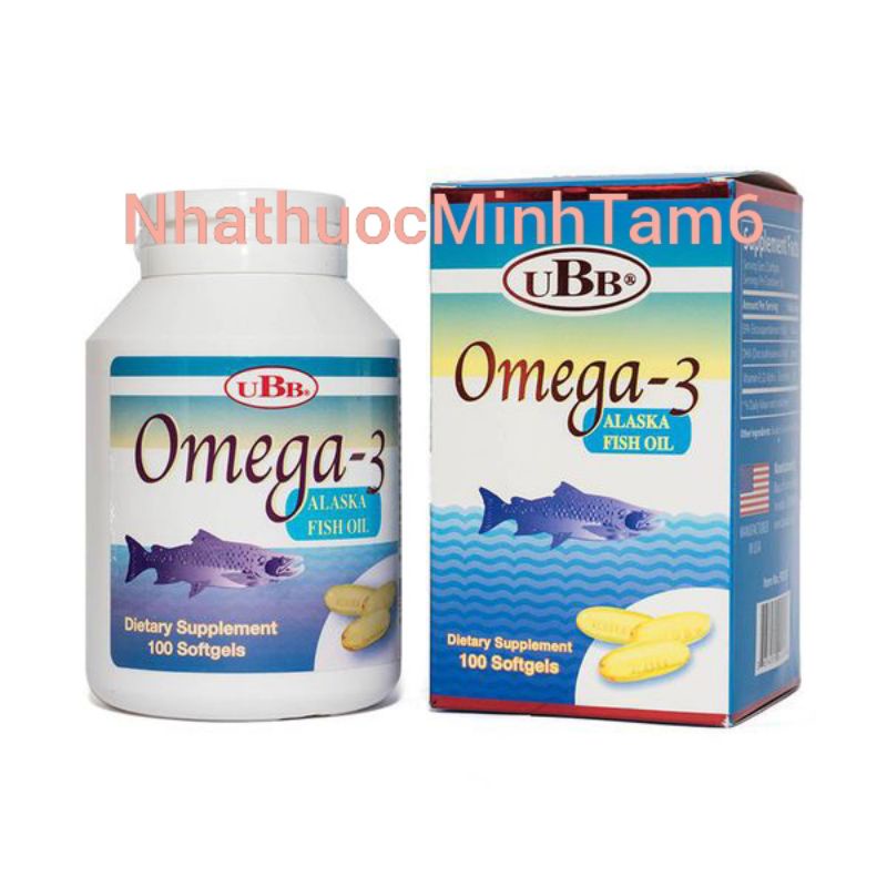 Viên Dầu Cá Omega3 Alaska Fish Oil UBB H100 Viên Shopee Việt Nam