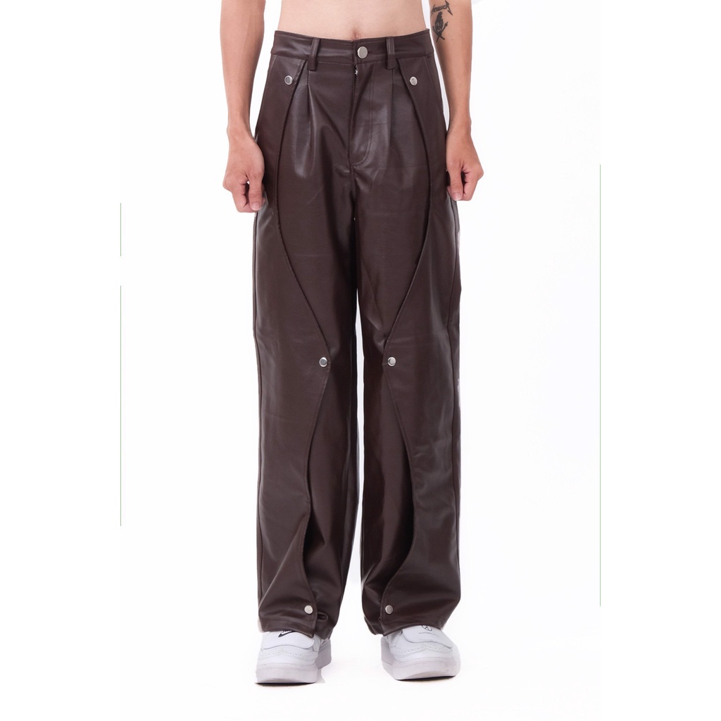 Quần Da PU Cao Cấp WYRMWOOD Side Snap Leather Shopee Việt Nam