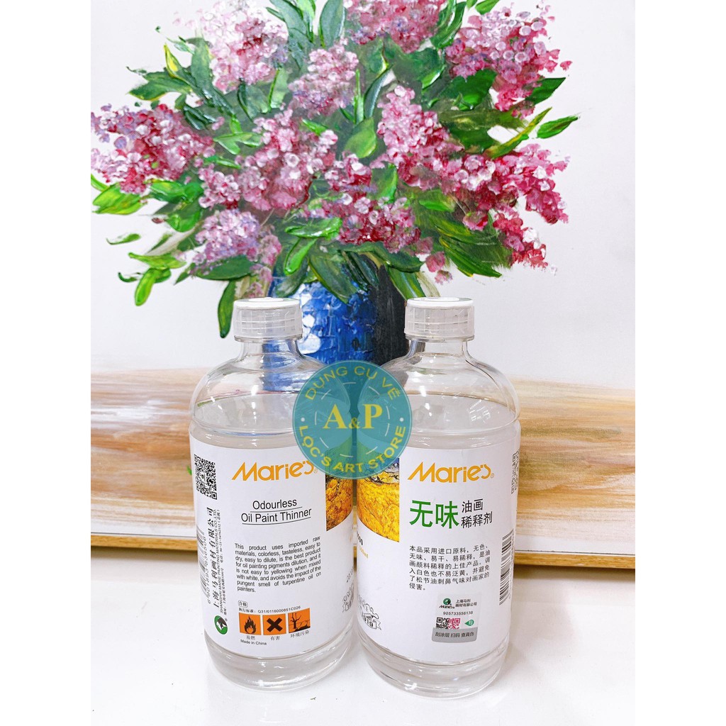 Dầu Thông Pha Sơn Dầu Maries (Odourless Oil Paint Thinner) Shopee