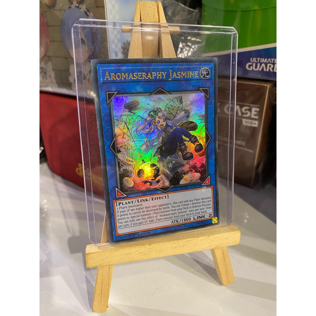 Lá bài thẻ bài Yugioh Aromaseraphy Jasmine Ultra Rare Tặng bọc bài