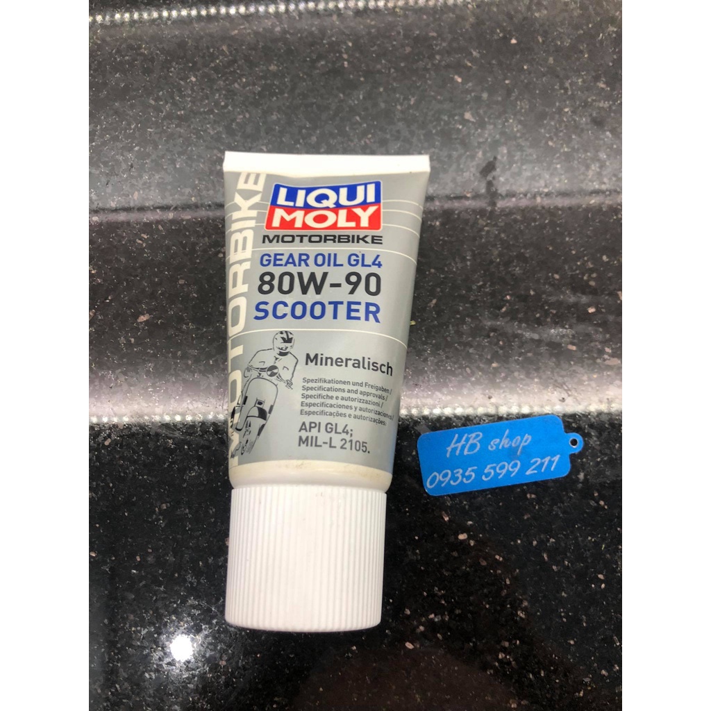 Nhớt láp , hộp số tay ga LIQUI MOLY GEAR OIL GL4 80W90 150ML Shopee