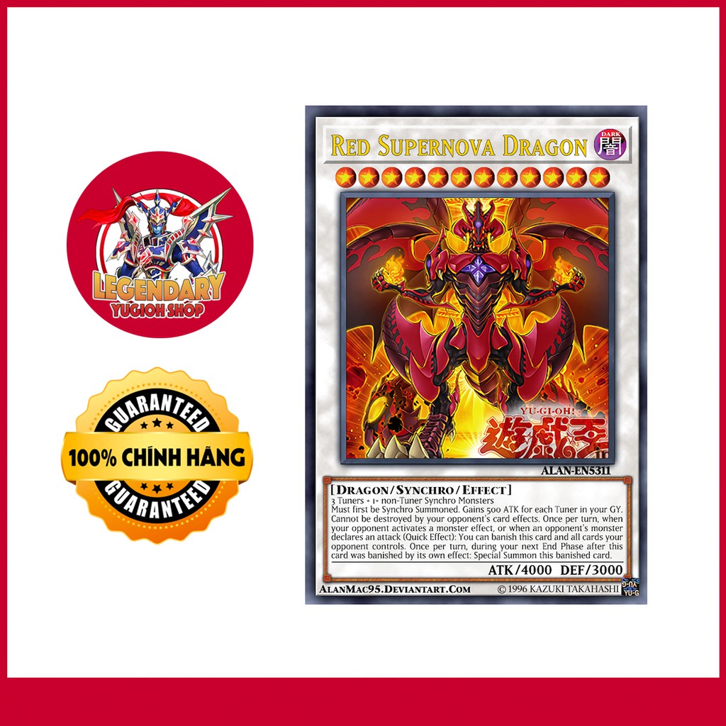 [EN][Thẻ Bài Yugioh Chính Hãng] Red Supernova Dragon Shopee Việt Nam