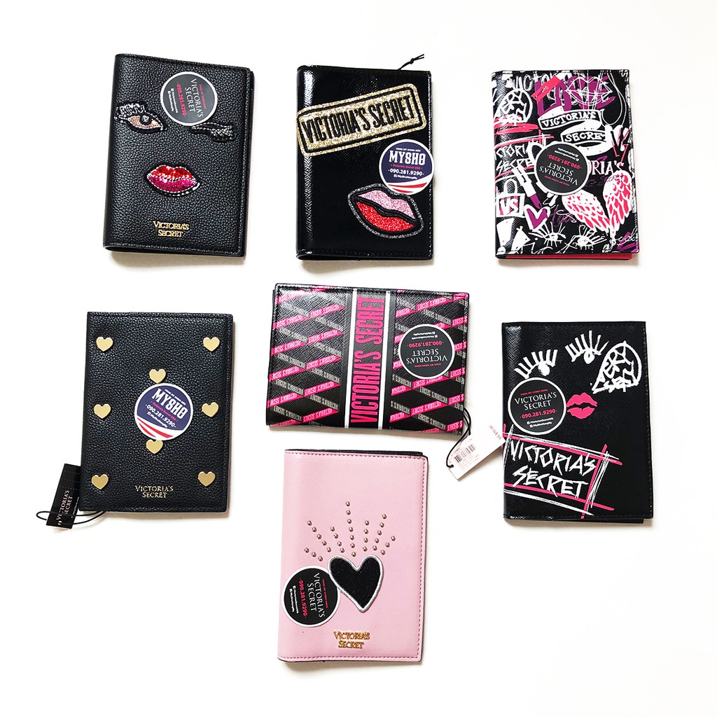 Passport Cover Victoria's Secret USA chính hãng Bao đựng passport