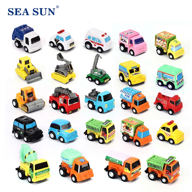 Mô hình xe đồ chơi SEA SUN TOYS kích thước mini bằng nhựa an toàn 24