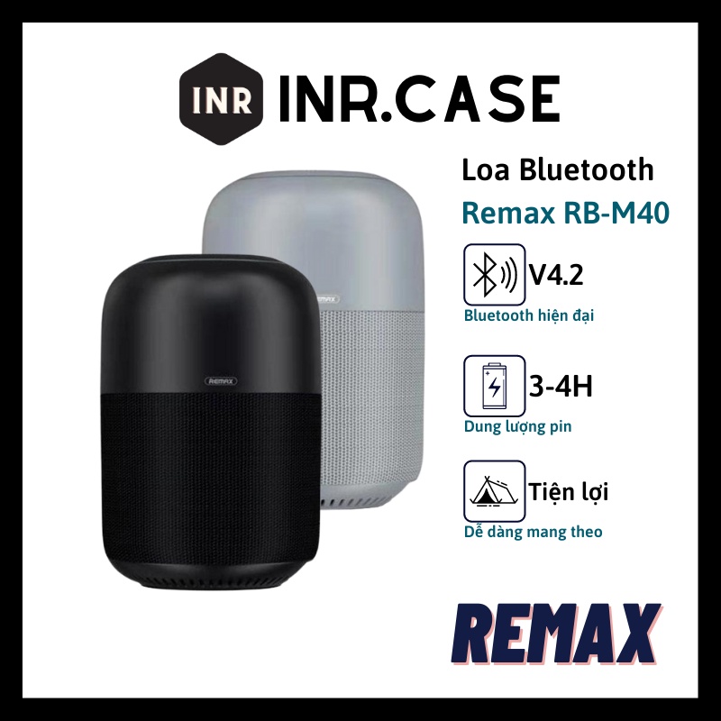Loa Bluetooth Remax RBM40 Chính hãng âm thanh lớn Shopee Việt Nam