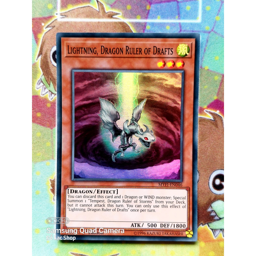 [ Đỗ Lạc Shop ] Thẻ Bài Yugioh Monster Lightning, Dragon Ruler of
