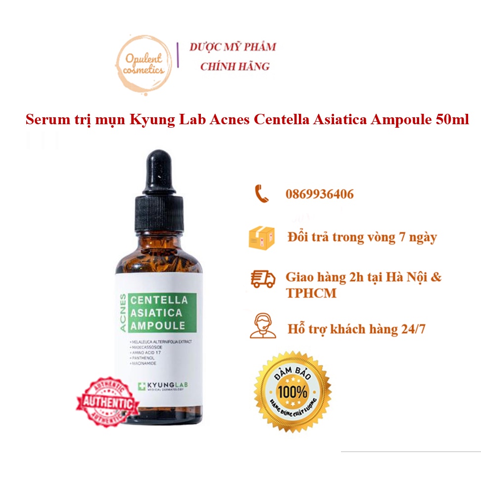 Serum Kyung Lab Acnes Centella Asiatica Ampoule50ml Shopee Việt Nam