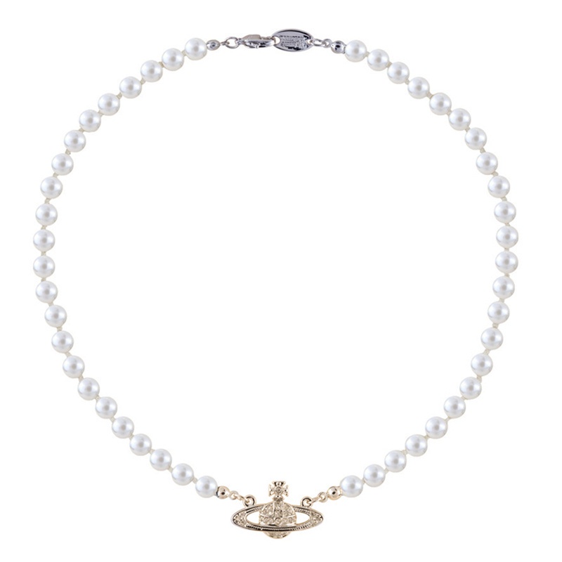 Westwood Vivienne Retro Pearl Women's Short Wedding Jewelry