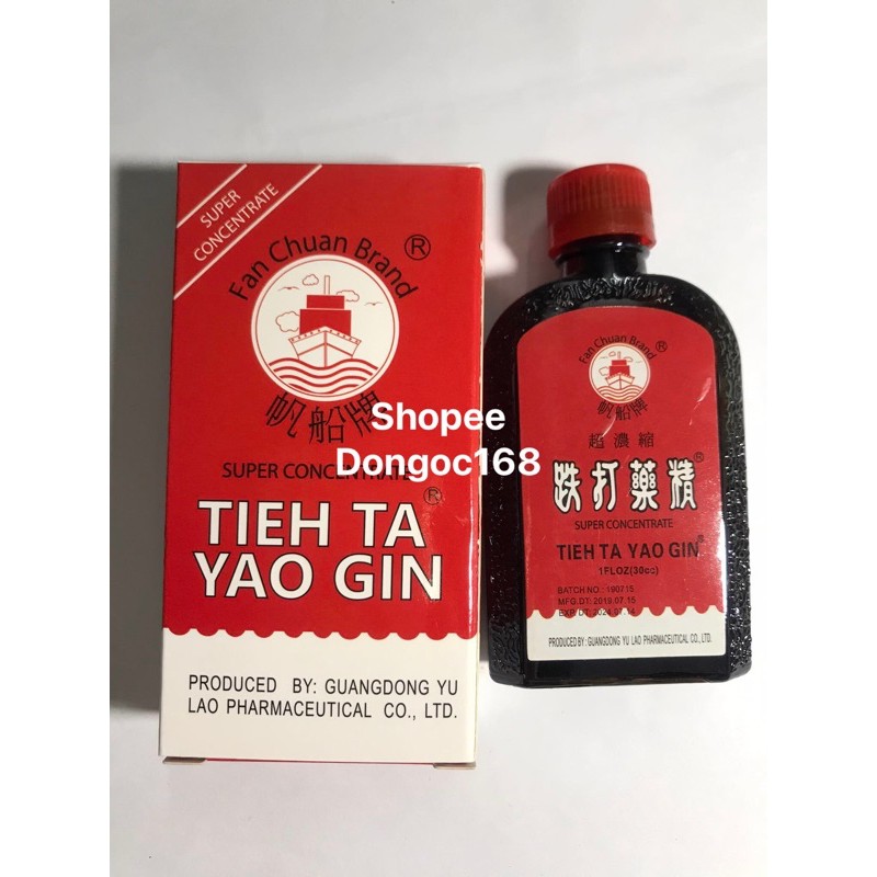 Dầu TIEH TA YAO GIN ( Trạch Tả Dược Tinh ) Shopee Việt Nam