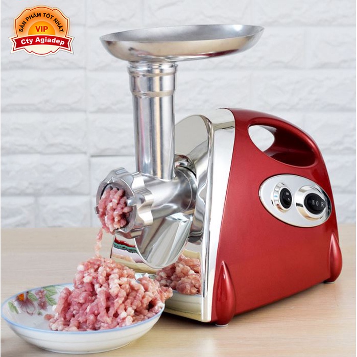 Máy xay thịt làm xúc xích lạp sườn Meat Grinder B120 (Màu đỏ) Shopee