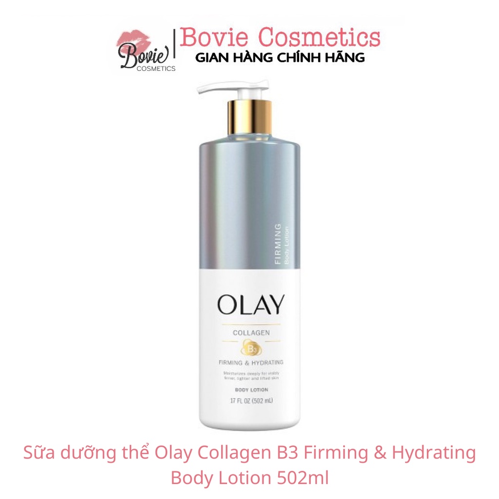 Kem sữa dưỡng thể Olay Collagen B3 Firming & Hydrating Body Lotion