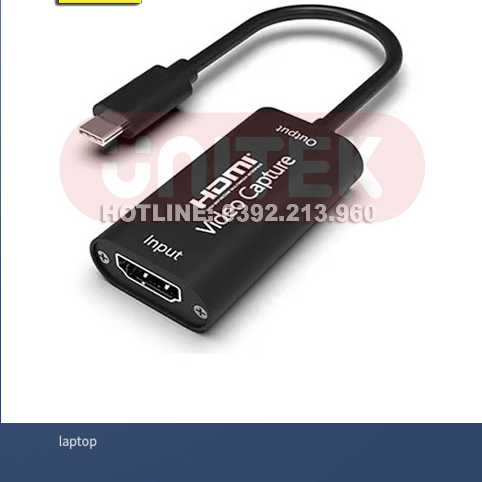 Cáp Chuyển HDMI Vào Laptop, PC Qua Cổng TypeC 1080P HDMI Video
