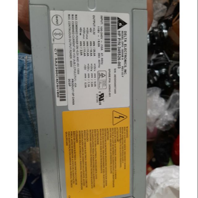 Delta Power Supply Server hp Dps600nb a 345526001 600w Workstation