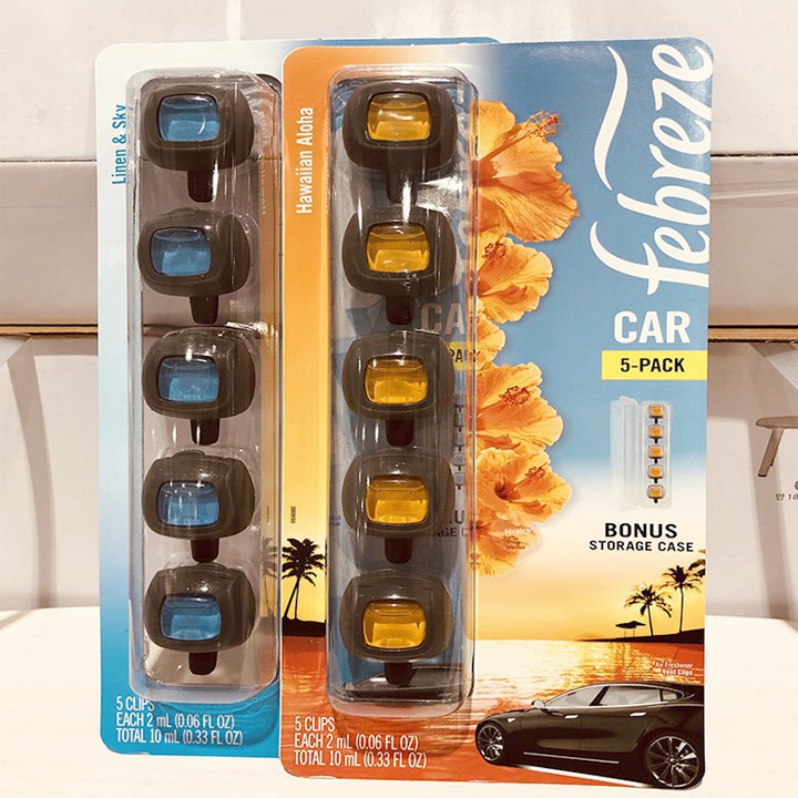 Nước hoa ô tô Febreze Air Freshener Car Vent Clips Shopee Việt Nam