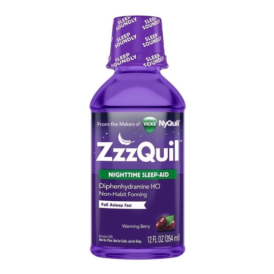 [DATE 7/2023] Siro ZzzQuil Nighttime Sleep Aid 354ML ( DAYQUIL NYQUIL