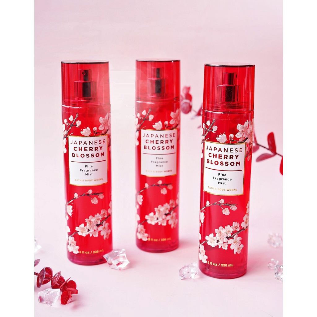 Xịt Thơm Japanese Cherry Blossom Bath & Body Works 236ml bill Mỹ