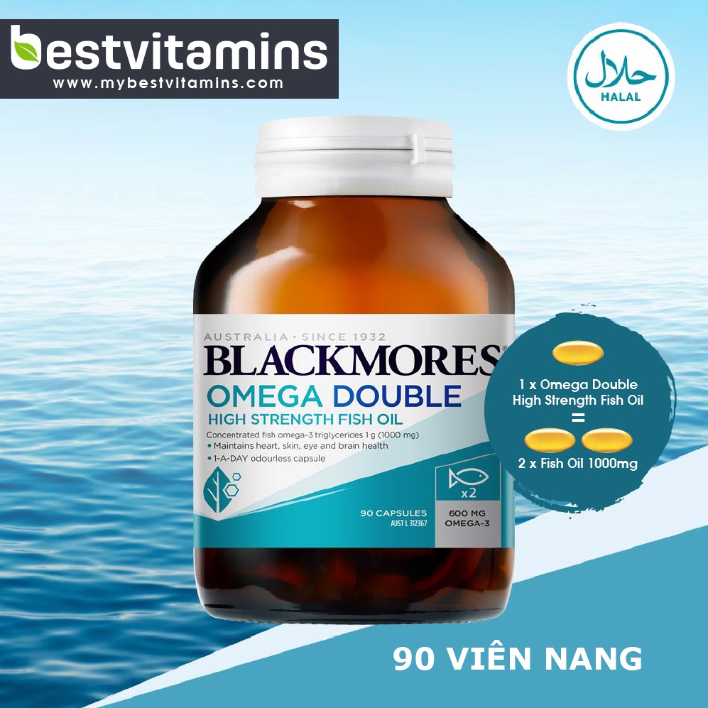 [CHÍNH HÃNG, Date 10/2024] Dầu cá Omega 3 hàm lượng cao BLACKMORES