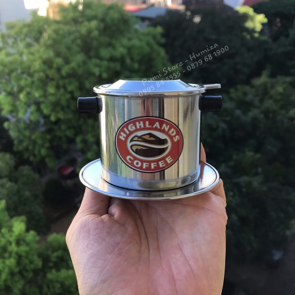 Phin cafe Highlands Coffee inox cao cấp Shopee Việt Nam
