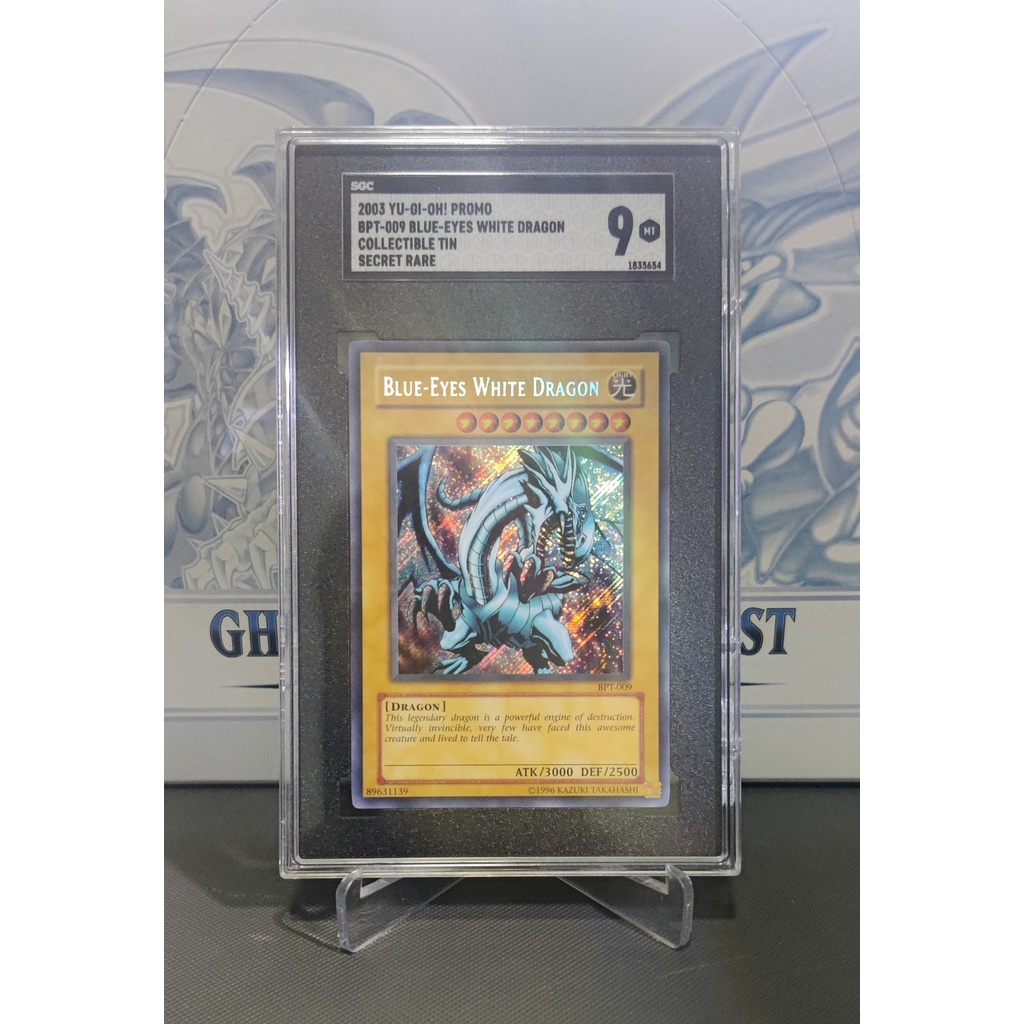 Thẻ Bài YuGiOh BlueEyes White Dragon BPT009 Secret Rare SGC 9