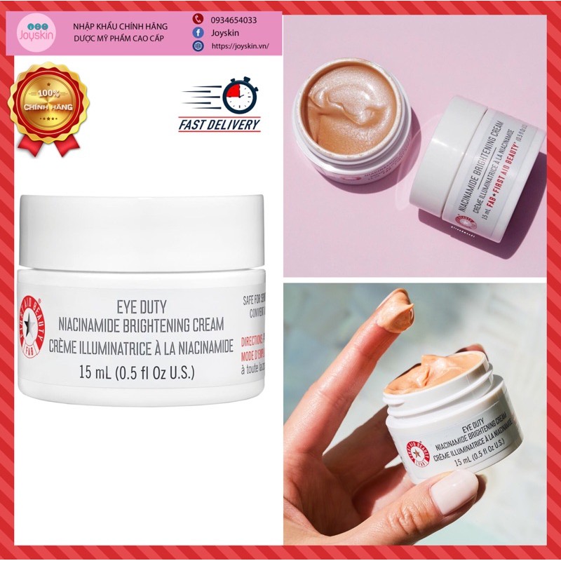 [First Aid Beauty] Kem mắt sáng da giảm quầng thâm Eye Duty Niacinamide