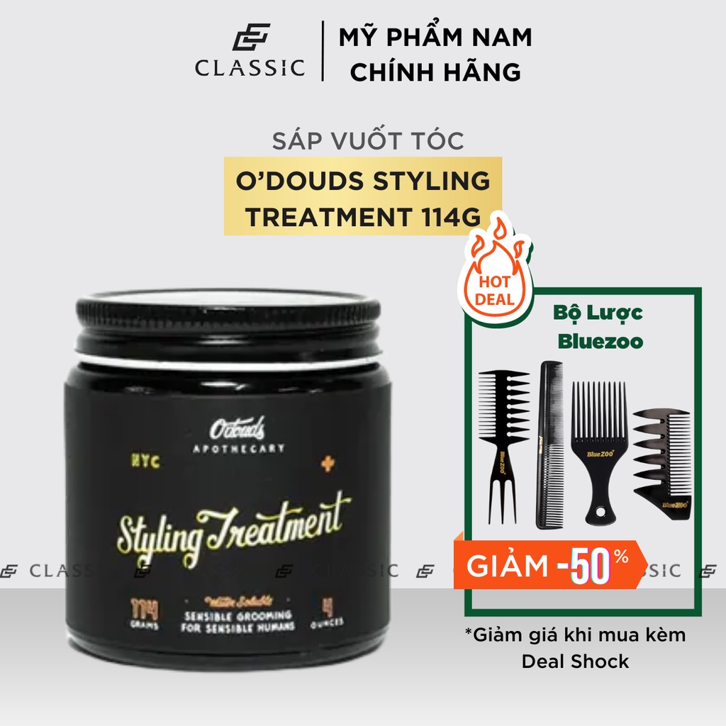 Sáp Vuốt Tóc O’douds Styling Treatment 114g Shopee Việt Nam