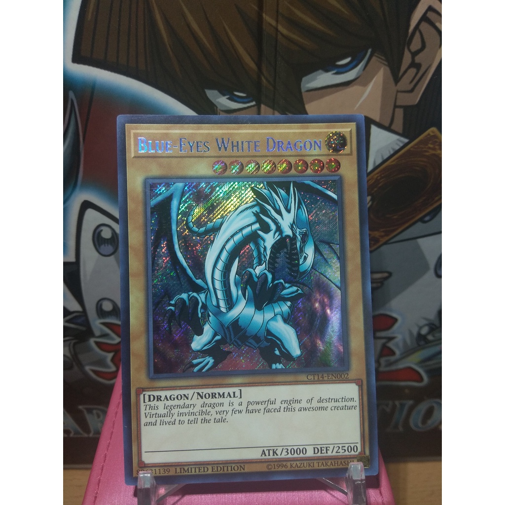 Thẻ bài Yugioh! BlueEyes White Dragon CT14EN002 Secret Rare