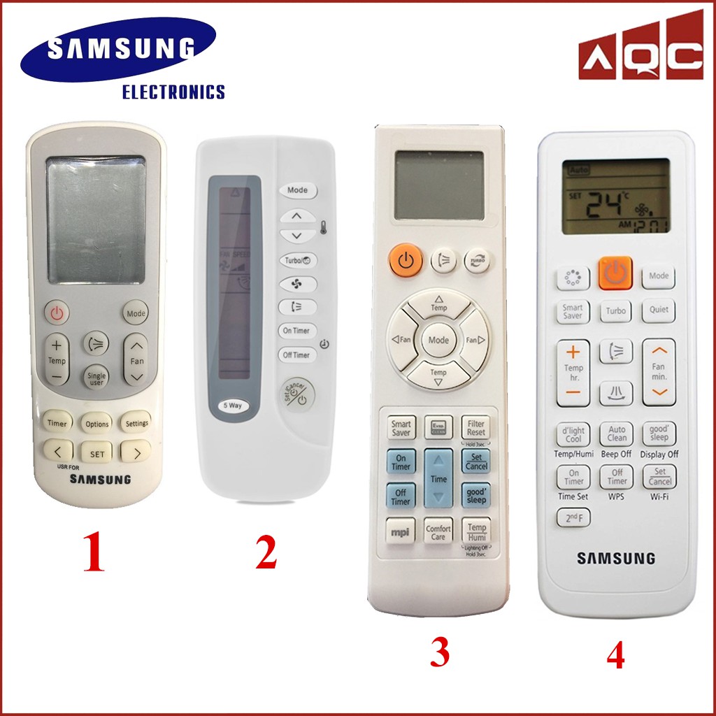 Điều khiển điều hòa SAMSUNG Remote máy lạnh SAMSUNG Các Loại Đa Năng