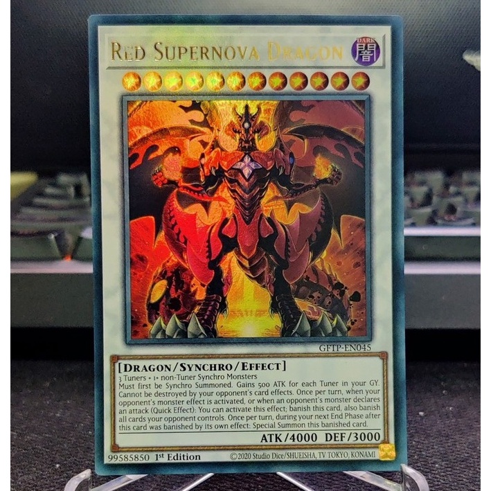 Bài Yugioh OCG Red Supernova Dragon (Ultra Rare/ Secret Rare