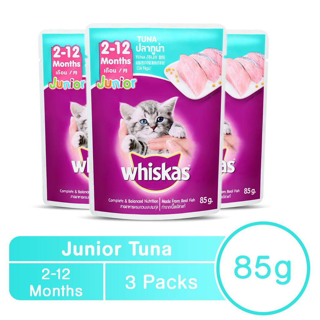 COMBO 24 GÓI Pate Cho Mèo Con Whiskas Junior 85g Shopee Việt Nam
