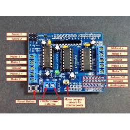 Module Điều Khiển Động Cơ L293D (Arduino Motor Shield L293D) | Shopee
