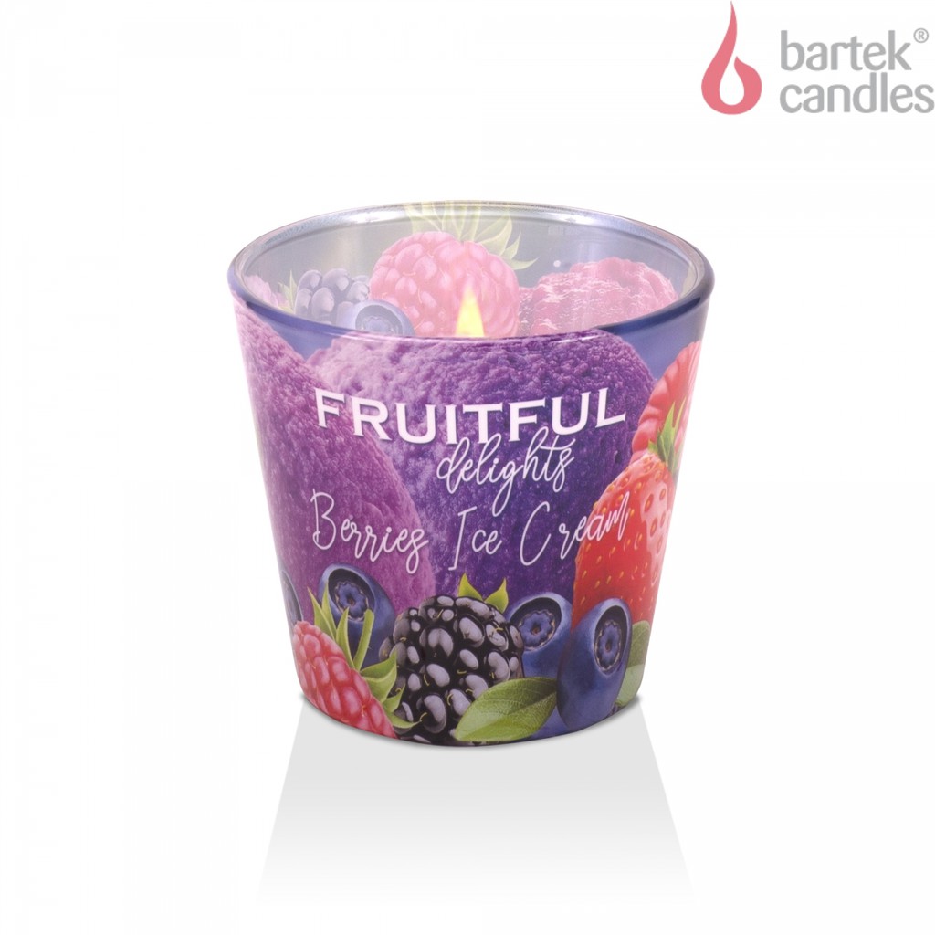 Ly nến thơm Bartek Candles BAT5185 Fruitful 115g (Hương hoa quả