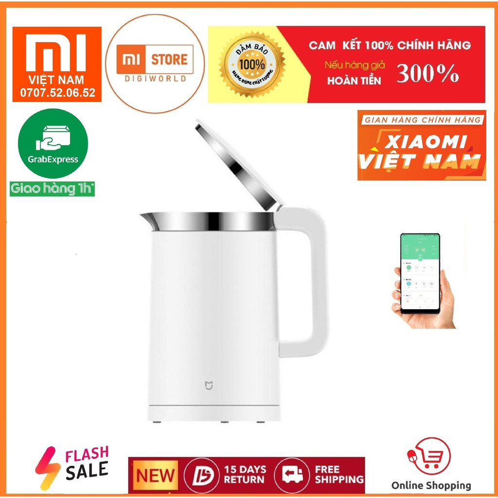Ấm đun nước thông minh Xiaomi Mijia Smart Electric Kettle , Bản Quốc tế