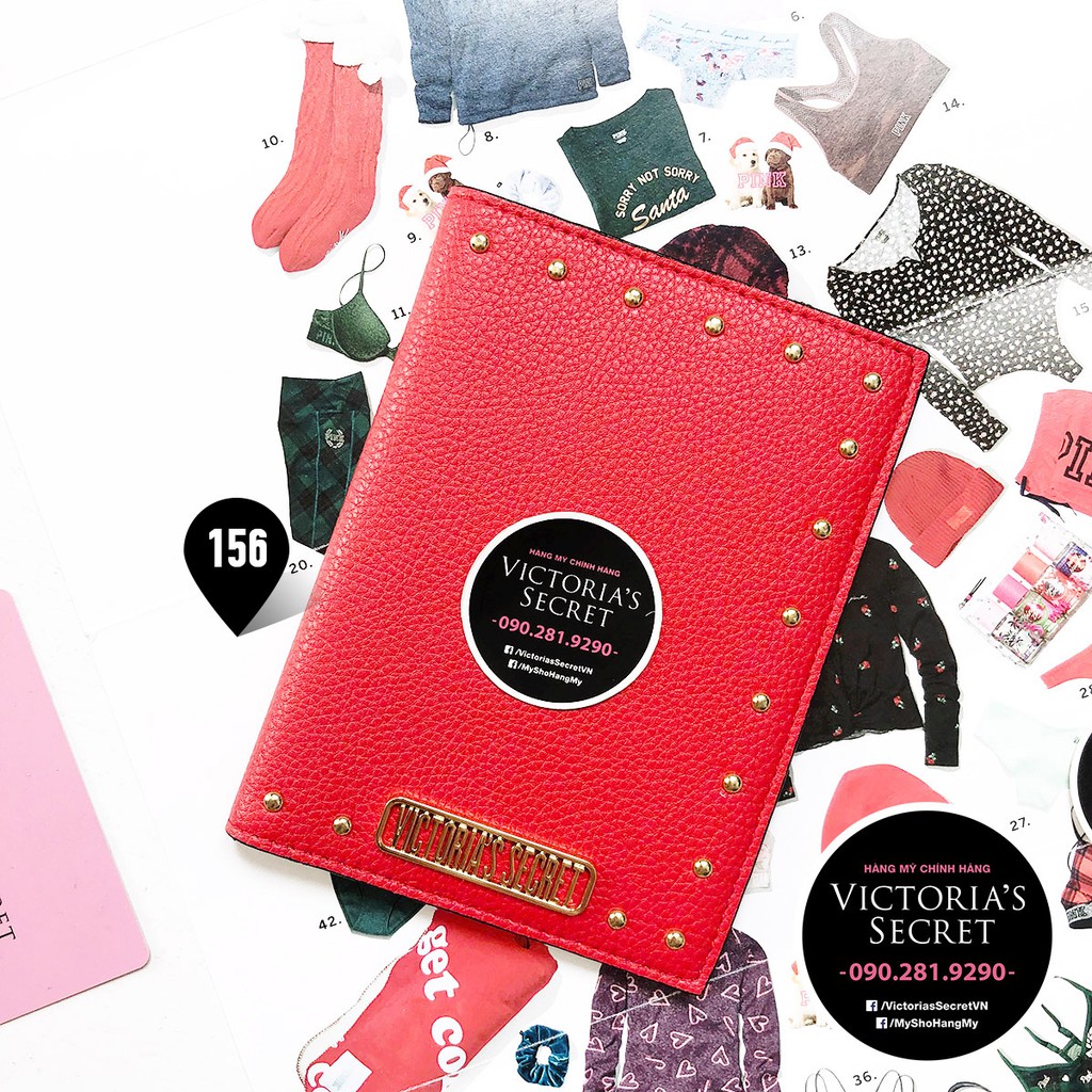 Passport Cover Victoria's Secret USA chính hãng Bao đựng passport