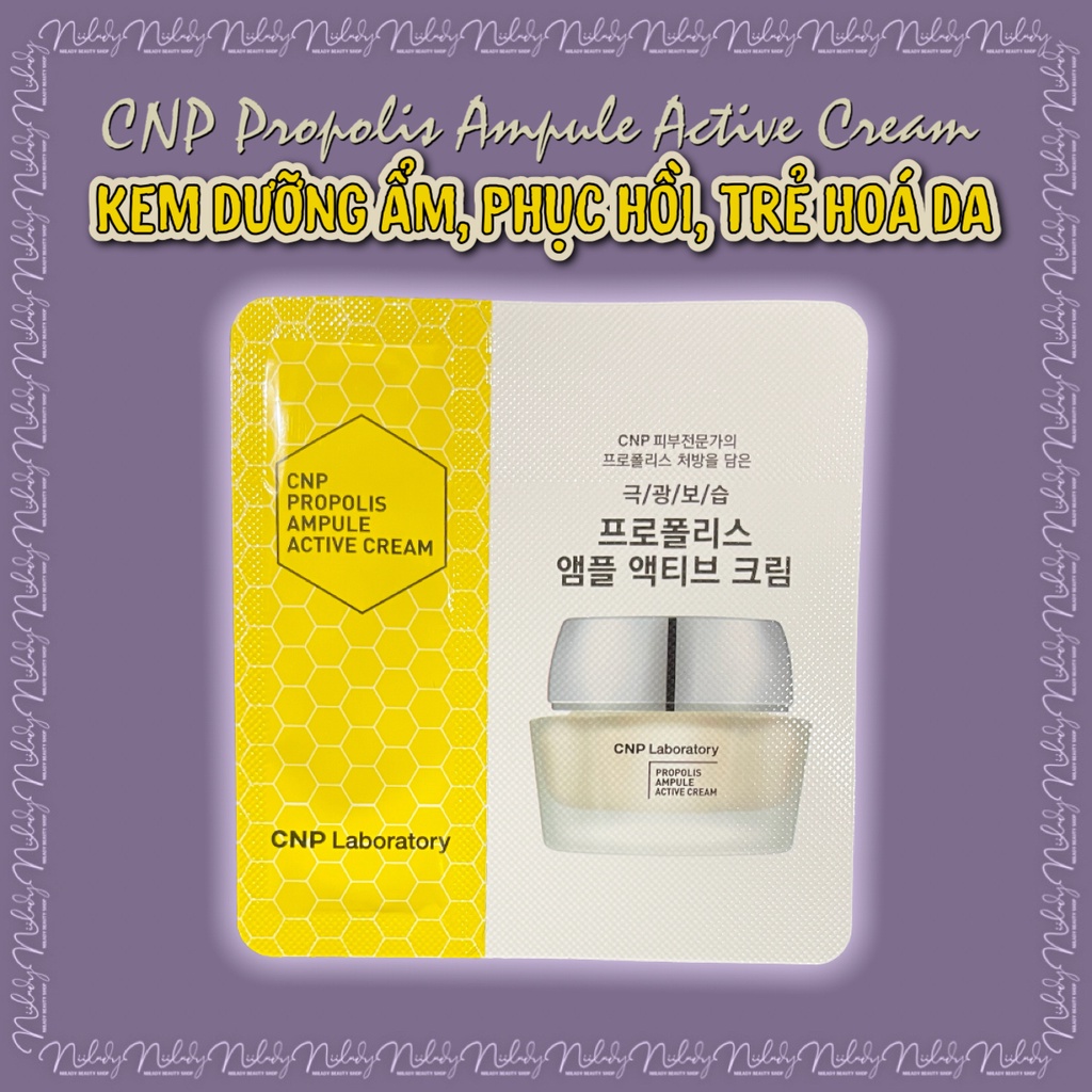 [Sample 1ml] Kem dưỡng CNP Propolis Ampule Active Cream Shopee Việt Nam