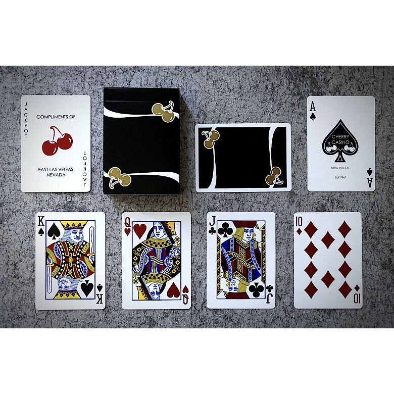 Bộ Bài Tây Cherry Casino Black Hawk / Monte Carlo Playing Cards