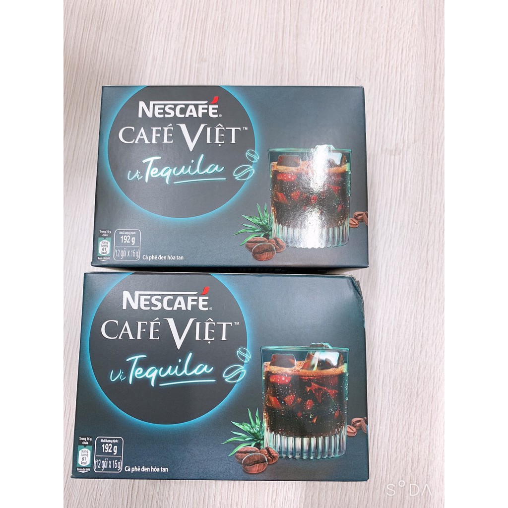Hộp cà phê hòa tan Nescafe Cafe Việt Vị Tequila Hộp 12 gói x 16g