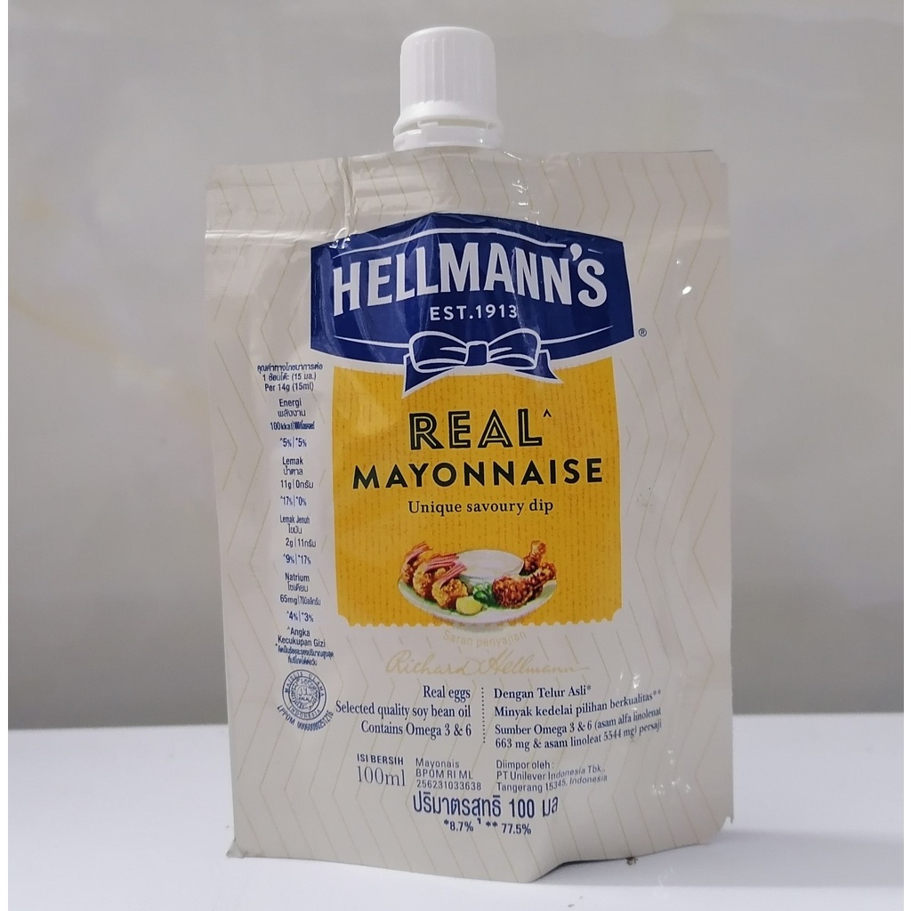 [Túi 100ml] XỐT MAYO [Philippines] HELLMANN’S Real Mayonnaise (halal) (tgc) Shopee Việt Nam