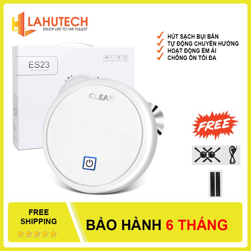 Robot hút bụi lau nhà tự động thông minh ES23 Lahutech Shopee Việt Nam