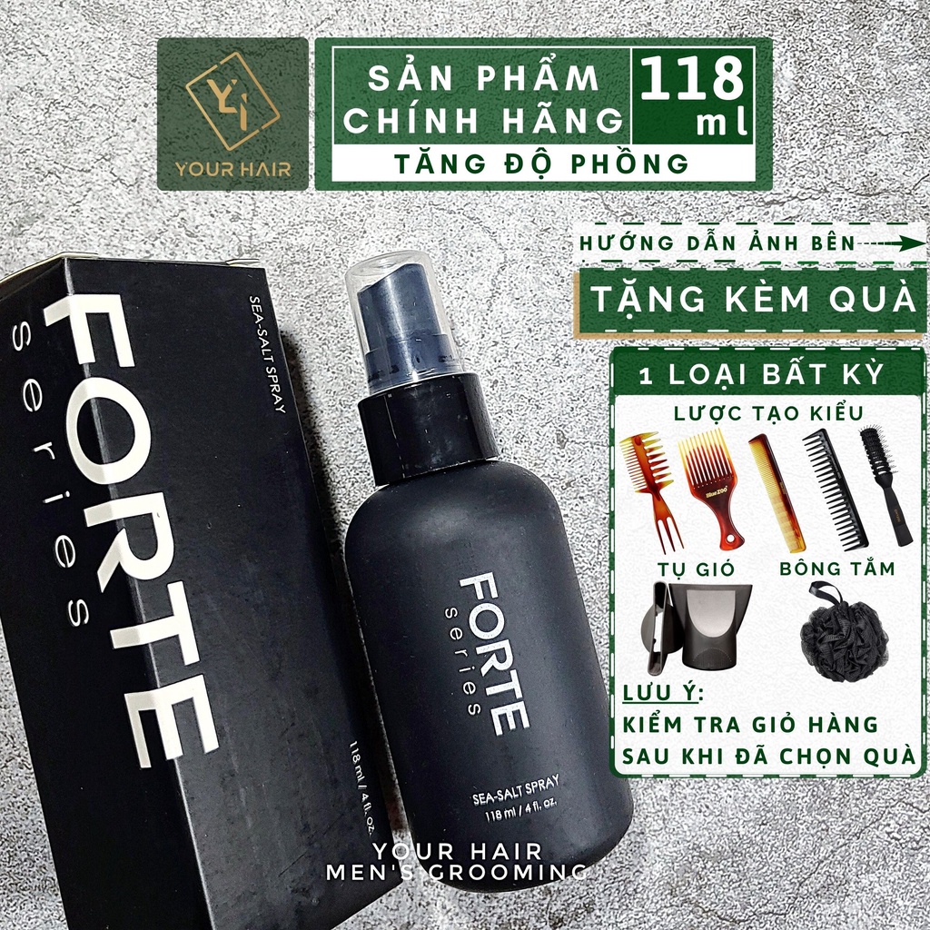 Xịt tăng độ phồng cho tóc Forte Series Sea Salt Spray 118ml Shopee