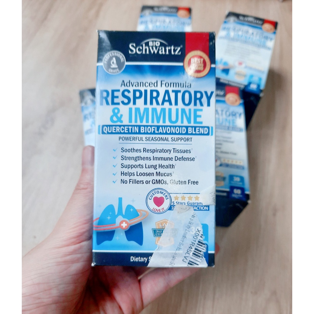 Viên uống BioSchwartz Respiratory & Immune support Hỗ trợ tăng cường