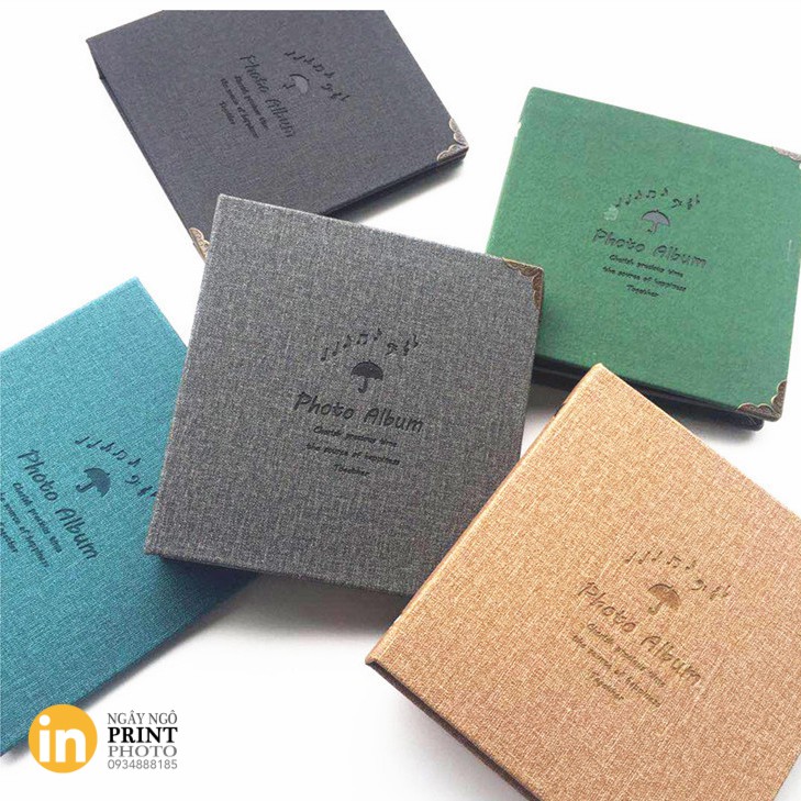 Album 6x9 bìa vải chứa 100 ảnh Shopee Việt Nam