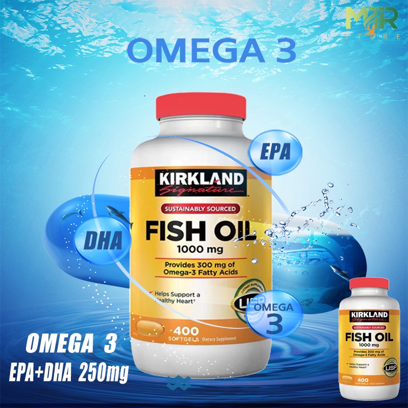 Kirkland Signature Fish Oil 1000mg On Display At Costco, 50 OFF