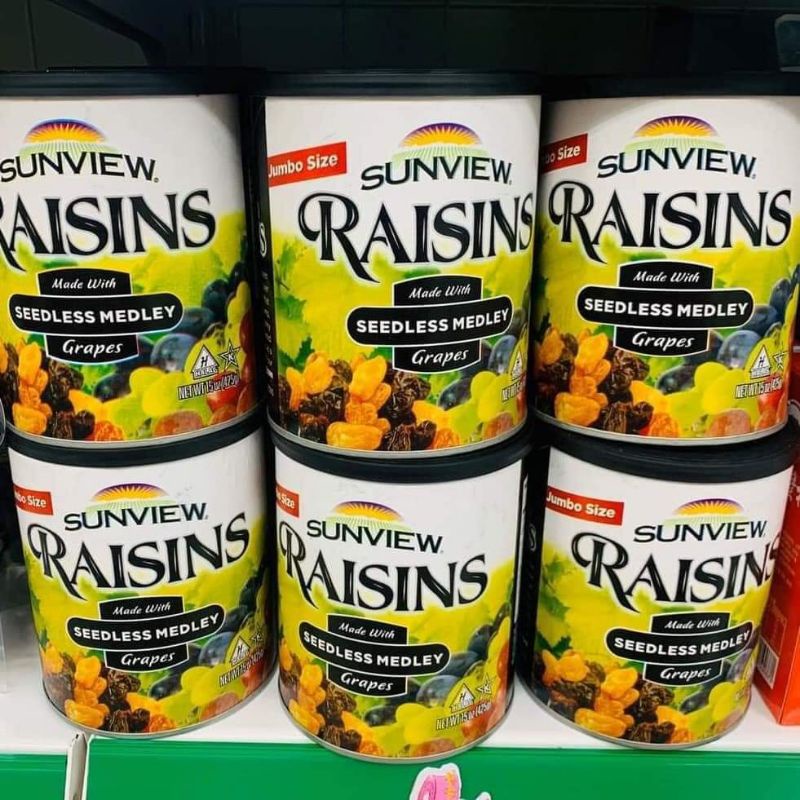 Nho khô Sunview Raisins Mỹ hộp 425gram (Date T9.2023) Shopee Việt Nam