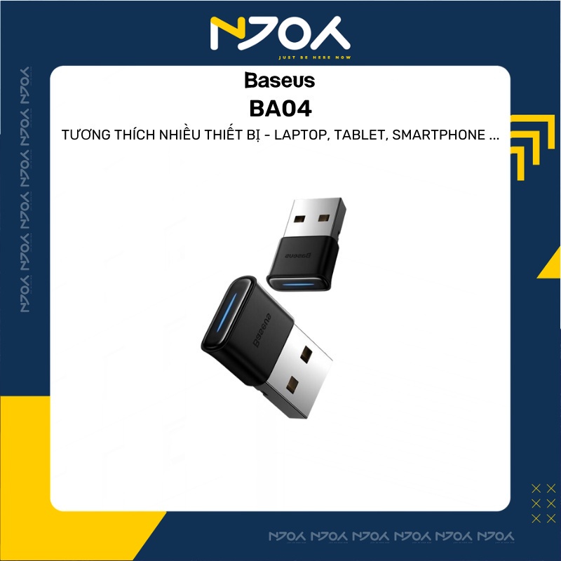 Usb Phát Bluetooth 5.0 Baseus Wireless Adapter Ba04 Kết Nối Không Dây
