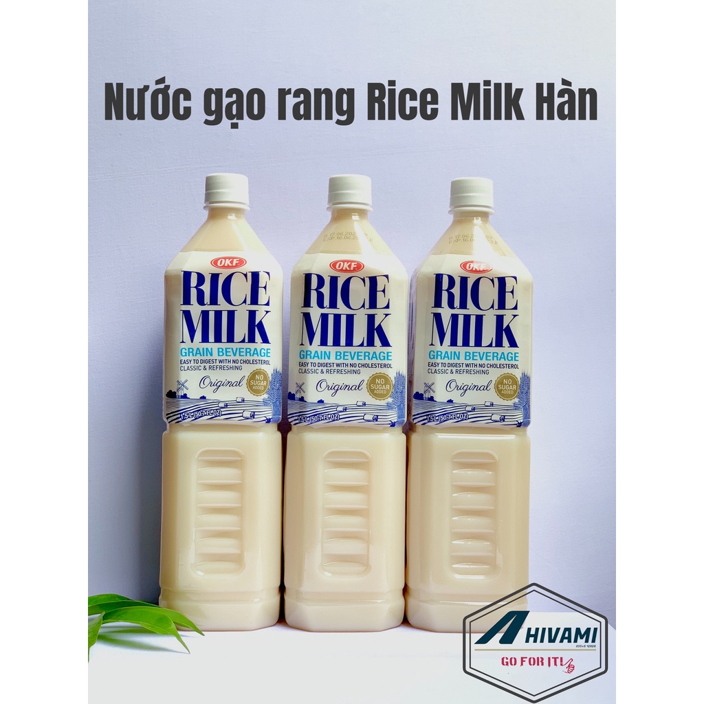 Nước gạo rang Rice Milk Hàn Quốc mát lạnh sảng khoái 1,5L Shopee