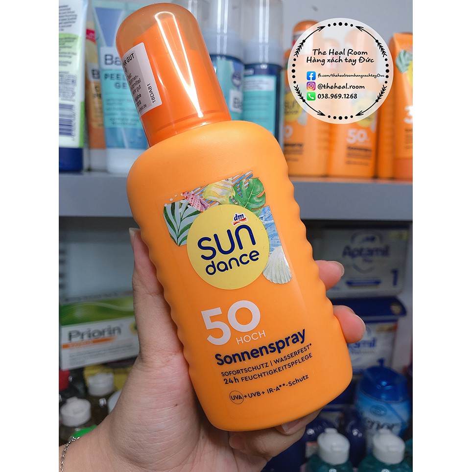 KCN Sun Dance 200ml dạng xịt SPF 50 Hàng xách tay Đức 100 chính hãng