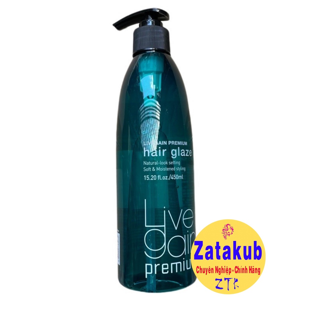 Gel tạo kiểu LiveGain Premium Hair Gel Super Hold, Hair Glaze 450ml