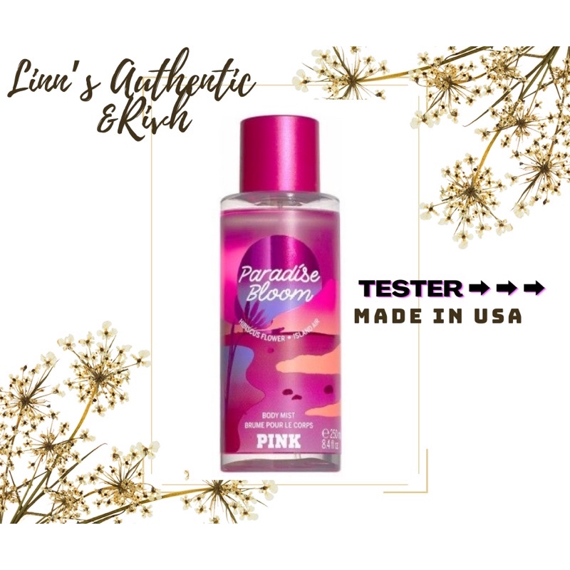 PARADISE BLOOM Xịt Thơm Toàn Thân Body Mist Victoria’s Secret Usa