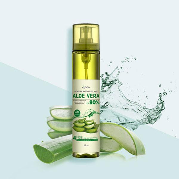 Moisture Soothing Gel Mist Aloe Vera esfolio 120ml Shopee Việt Nam